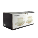 Dannyhome Набор чашка с блюдцем DH-220BW 2057# — изображение 2