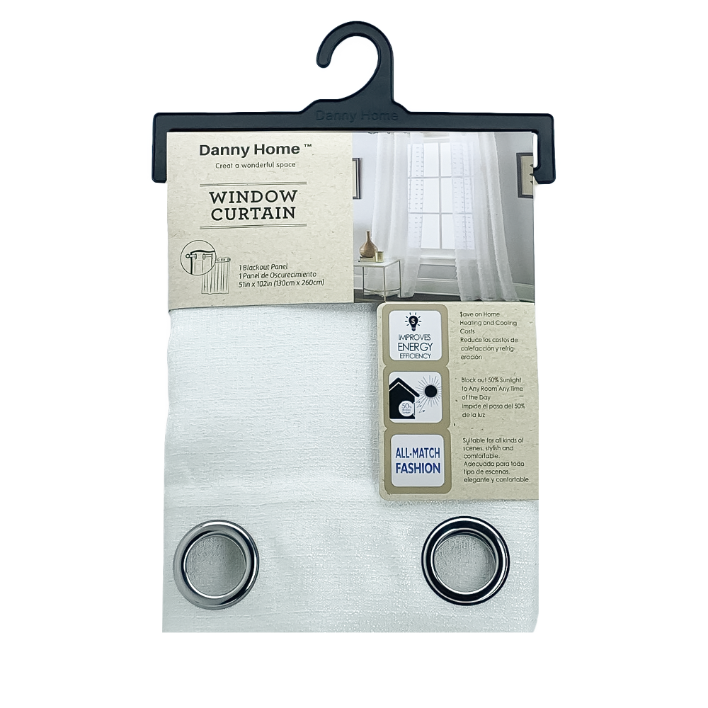 cl06-02s.png Dannyhome Шторы для окон DH-CL06-02S (WHITE 260*132 см) — изображение 1