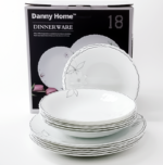 Dannyhome Сервиз столовый DH-LXP18F-M (опал 18 пр)