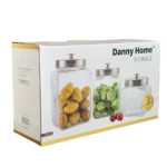 Dannyhome Контейнер для сыпучих DH-SD-016 (набор/3 пр) — изображение 3