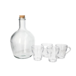 Dannyhome Банка + бокалы DH-SD-013 (5 предметов)